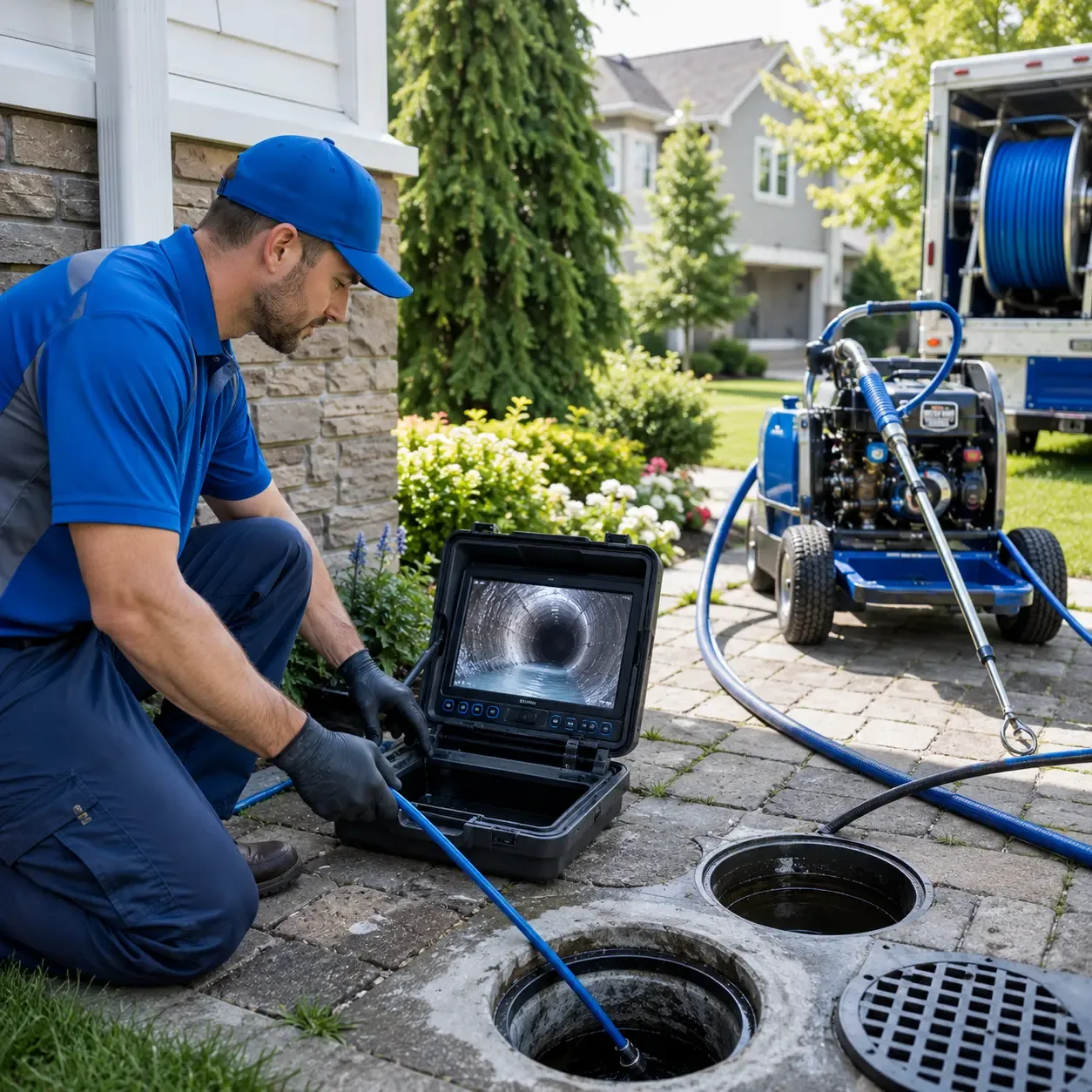 Outdoor drain cleaning professionals serving Pomaria, SC